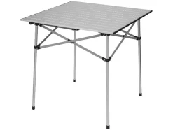 Mesa de camping de aluminio