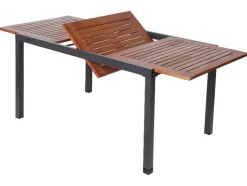 Mesa de jardín de aluminio »Valencia«, 143-194,5 x 90 x 74 cm.