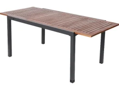 Mesa de jardín de aluminio »Valencia«, 143-194,5 x 90 x 74 cm.