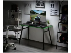 Mesa gaming, A 60 x P 110 x A 75 cm, negro