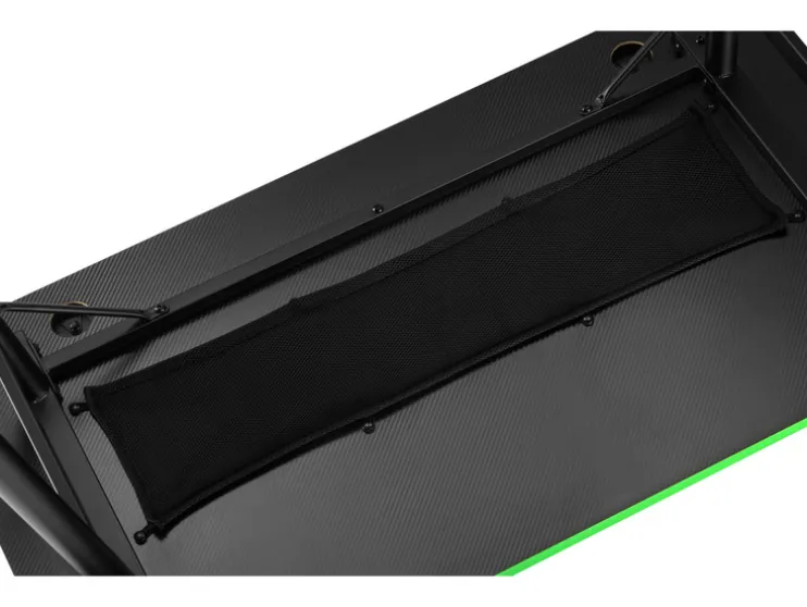 Mesa gaming, A 60 x P 110 x A 75 cm, negro
