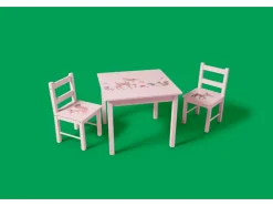Mesa infantil con 2 sillas