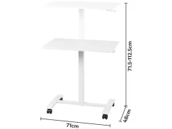 Mesa regulable en altura