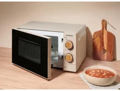 Microondas »SMWH 700 C1« con diseño de madera, aprox. 17 l.
