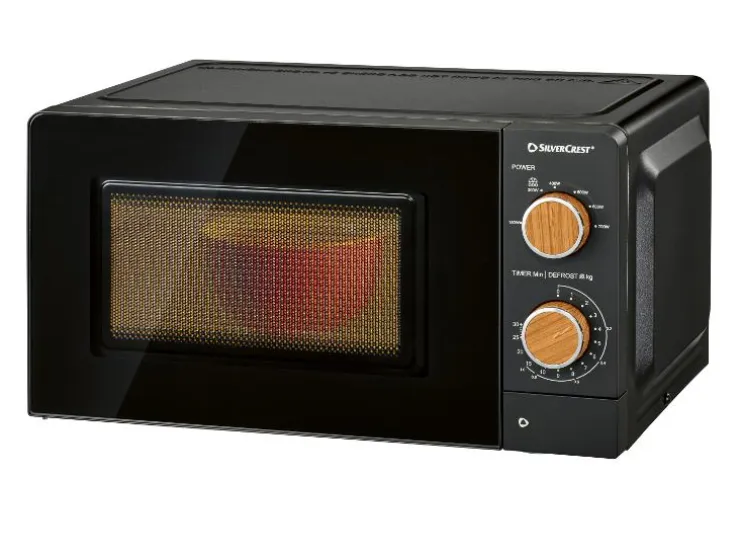 Microondas »SMWH 700 C1« con diseño de madera, aprox. 17 l.