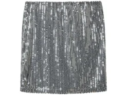 Minifalda de lentejuelas para mujer
