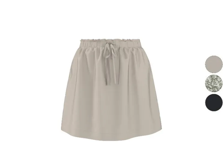 Minifalda de mujer con lino