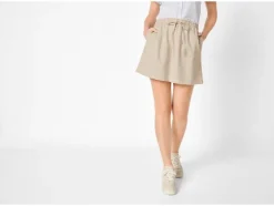 Minifalda de mujer con lino