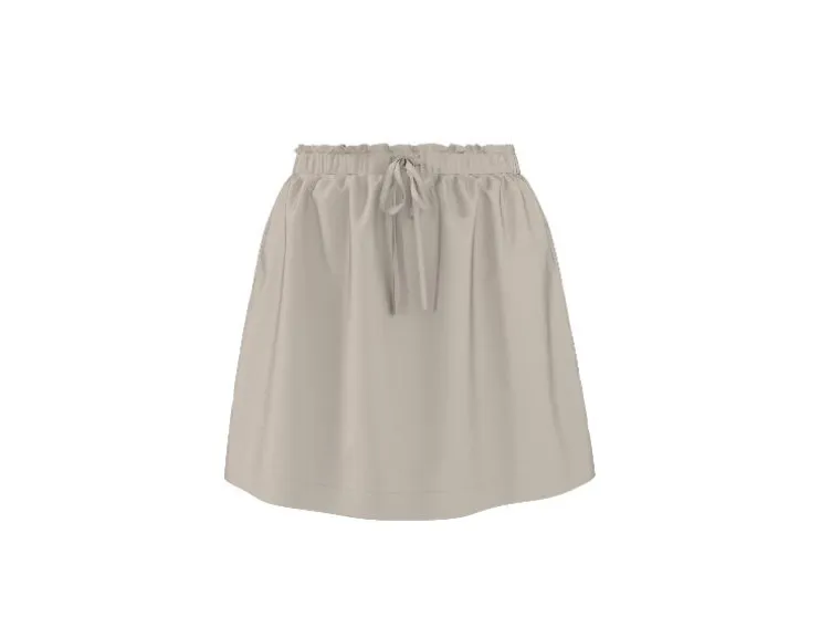 Minifalda de mujer con lino