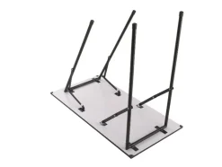 Mini mesa de ping-pong, con mecanismo plegable.