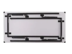 Mini mesa de ping-pong, con mecanismo plegable.