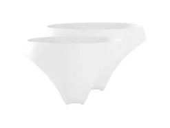 Minislips de canalé para mujer, 2 unidades.
