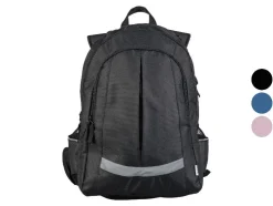 Mochila escolar, con sistema de transporte regulable en altura.