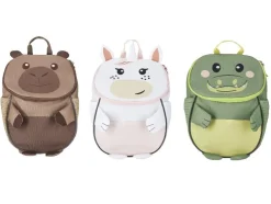 Mochila infantil, con acolchado en la espalda.