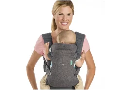Mochila portabebé Flip 4 en 1, 4 posiciones de porteo.