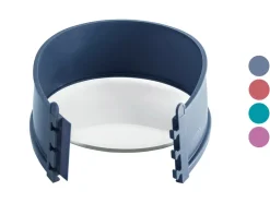 Molde desmontable, con base de cristal, 18 cm.