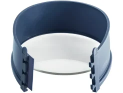 Molde desmontable, con base de cristal, 18 cm.
