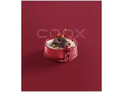 Molde desmontable mini con fondo de cristal Ø 12 x 5 cm.