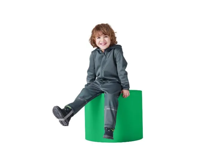 Mono impermeable y de barro de softshell con forro infantil