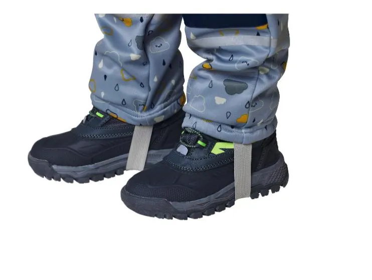 Mono impermeable y de barro de softshell con forro infantil
