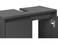 Mueble bajo para lavabo »Oslo«, con 2 puertas, antracita.