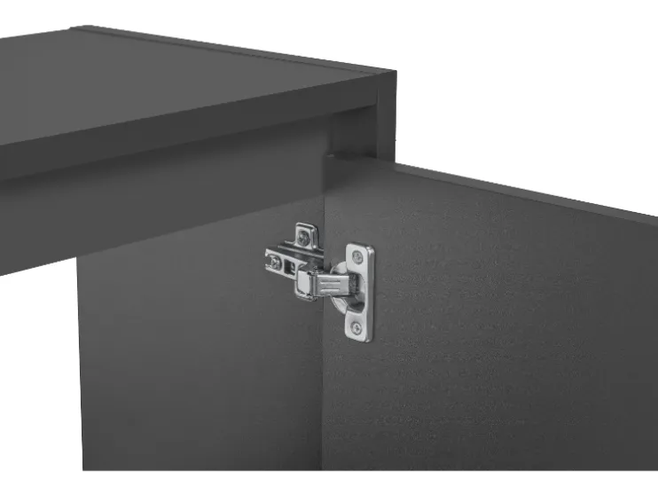 Mueble bajo para lavabo »Oslo«, con 2 puertas, antracita.