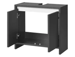 Mueble bajo para lavabo »Oslo«, con 2 puertas, antracita.