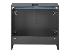Mueble bajo para lavabo »Oslo«, con 2 puertas, antracita.