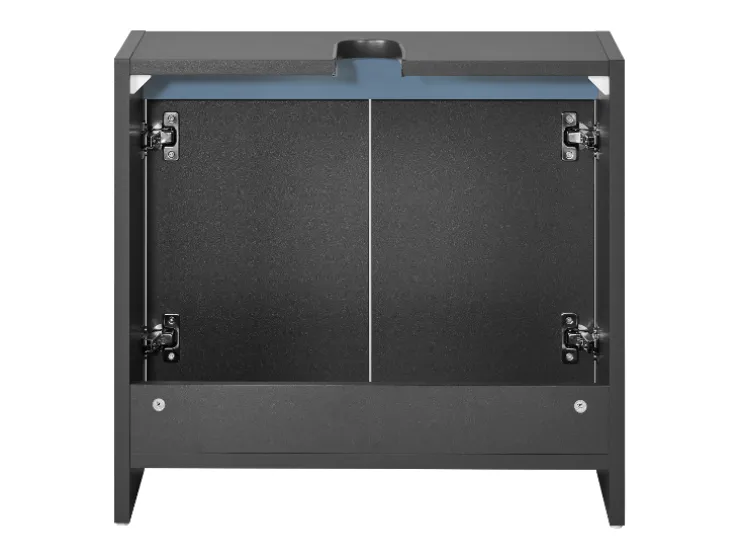 Mueble bajo para lavabo »Oslo«, con 2 puertas, antracita.