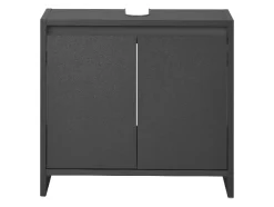 Mueble bajo para lavabo »Oslo«, con 2 puertas, antracita.