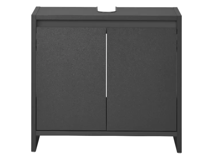 Mueble bajo para lavabo »Oslo«, con 2 puertas, antracita.