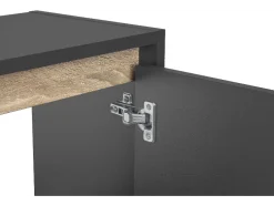 Mueble bajo para lavabo »Oslo«, con 2 puertas, antracita.