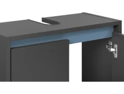 Mueble bajo para lavabo »Oslo«, con 2 puertas, antracita.