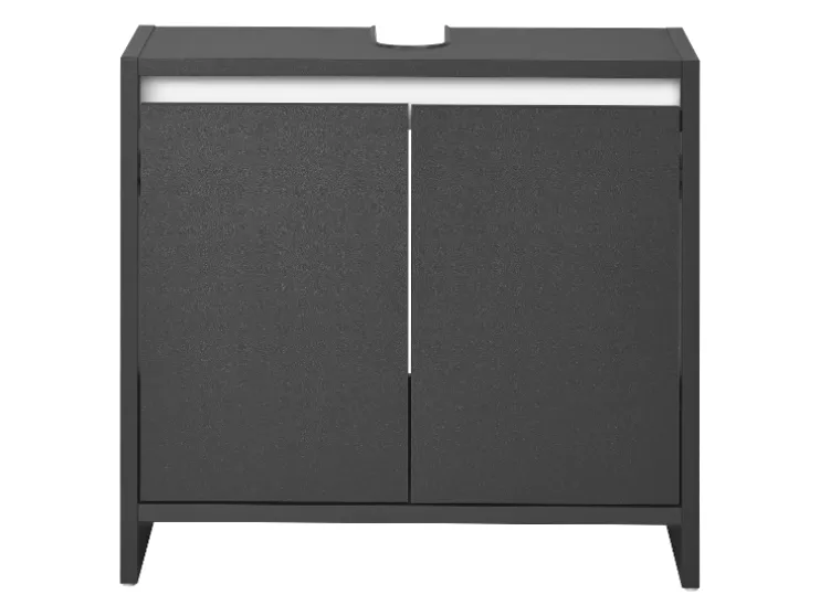 Mueble bajo para lavabo »Oslo«, con 2 puertas, antracita.
