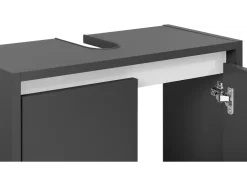 Mueble bajo para lavabo »Oslo«, con 2 puertas, antracita.