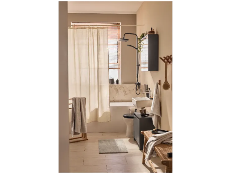 Mueble bajo para lavabo »Oslo«, con 2 puertas, antracita.
