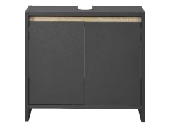 Mueble bajo para lavabo »Oslo«, con 2 puertas, antracita.