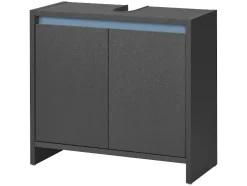 Mueble bajo para lavabo »Oslo«, con 2 puertas, antracita.
