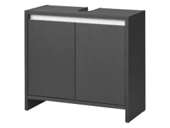 Mueble bajo para lavabo »Oslo«, con 2 puertas, antracita.