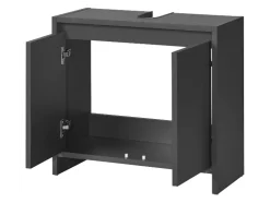 Mueble bajo para lavabo »Oslo«, con 2 puertas, antracita.