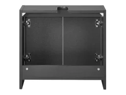 Mueble bajo para lavabo »Oslo«, con 2 puertas, antracita.