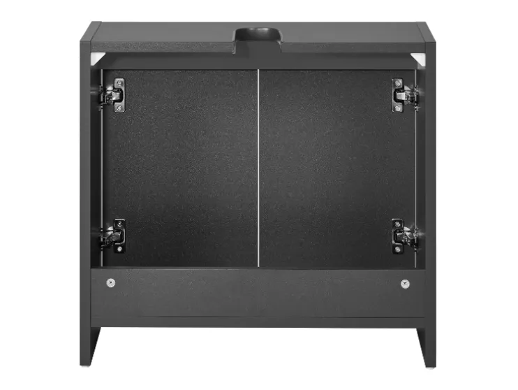 Mueble bajo para lavabo »Oslo«, con 2 puertas, antracita.
