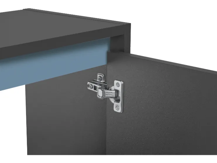 Mueble bajo para lavabo »Oslo«, con 2 puertas, antracita.