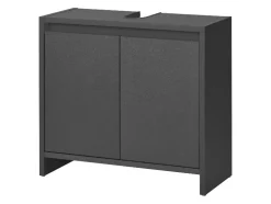 Mueble bajo para lavabo »Oslo«, con 2 puertas, antracita.