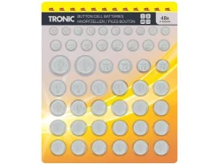 Multipack de pilas de botón, 48 unidades.