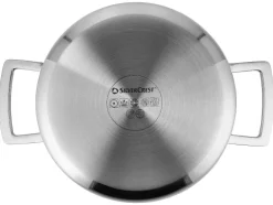Olla de acero inoxidable prémium con estructura de panal, Ø 20 cm.