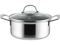 Olla de acero inoxidable prémium con estructura de panal, Ø 20 cm.