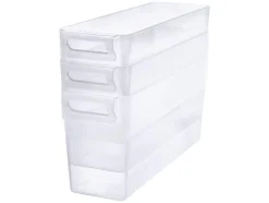 Organizador de frigorífico sin tapa, juego de 3, 3,4 L.
