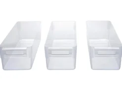 Organizador de nevera sin tapa PP S set de 3