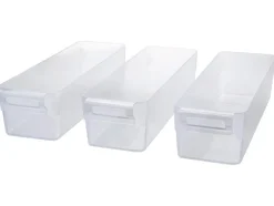 Organizador de nevera sin tapa PP S set de 3
